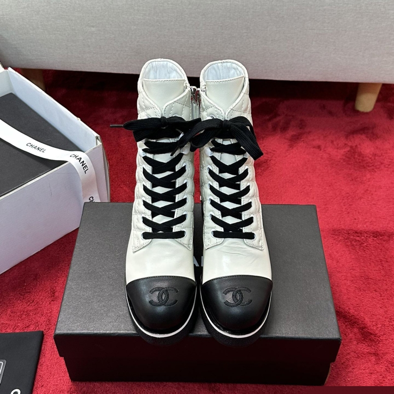 Ch*el leather shoes